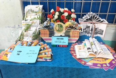 Liên đội Trường THCS Phổ Văn tổ chức hội thi trưng bày và tuyên truyền, giới thiệu sách