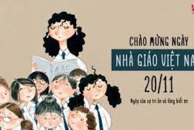 Bài dự thi ” Thầy cô trong tim chúng em” của chi đội 6B
