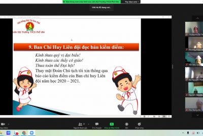 ĐẠI HỘI LIÊN ĐỘI NĂM HỌC 2021 – 2022