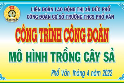 Công đoàn triển khai xây dựng công trình “ Mô hình trồng cây sả”